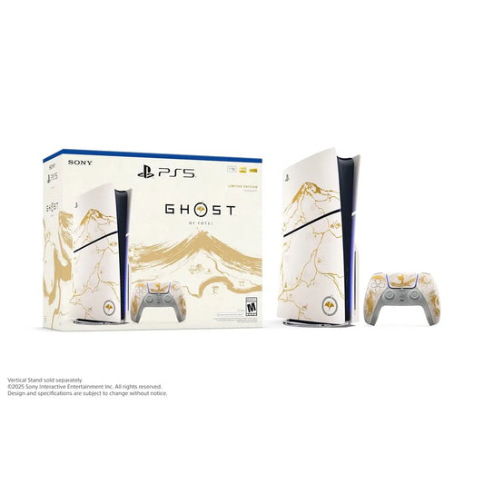 Playstation 5 Slim Console Disc Version - Ghost of Yōtei Gold Limited Edition Bundle - Gold